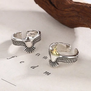 Style Finger Ring Unisex Jewelry Accessories Finger Buckle Eagle Wings Ring - Picture 1 of 5