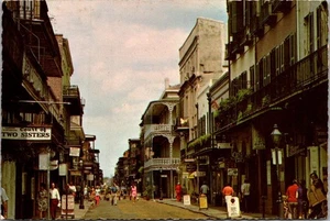 Postal 4x6 Royal Street Scene Nueva Orleans, Louisiana LA c1977 - Imagen 1 de 2
