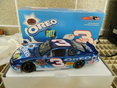 Dale Earnhardt JR #3 Blue Oreo Ritz 2002 1/24th Diecast Nilla Nutter Butter - Image 1 of 3