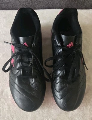 Adidas Goletto VII FG Soccer Cleats Black Hot Pink FV2895 Youth Kids Shoes 3.5 - Image 1 of 4