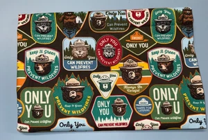 Riley Blake Only You Smokey The Bear Ranger Wildfire Baumwollstoff 43,5 Zoll x 26,5 Zoll - Bild 1 von 8