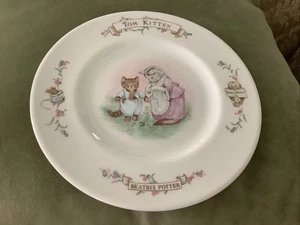 ROYAL ALBERT World of Beatrix Potter TOM KITTEN 8" Plate BONE CHINA - Picture 1 of 3