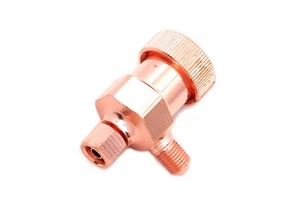 Copper Fuel Strainer without Screen fits Harley Davidson - Picture 1 of 4