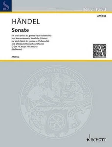 HAENDEL - Sonata para Viola (Violoncello) y Piano (Hoffmann), HAENDEL - Picture 1 of 5