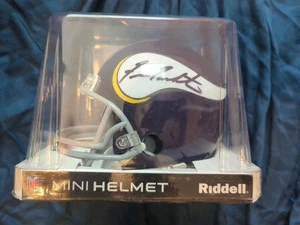 Fran Tarkenton Vikings Signed Autograph Mini Helmet Beckett - Picture 1 of 5