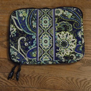 Vera Bradley Rhythm And Blues Laptop Sleeve Case 14”x10'5” - Picture 1 of 6