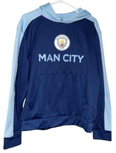 Manchester City F.C. Felpa Front Fleece M Ufficiale Calcio Felpa Uomo Tg S - Foto 1 di 6