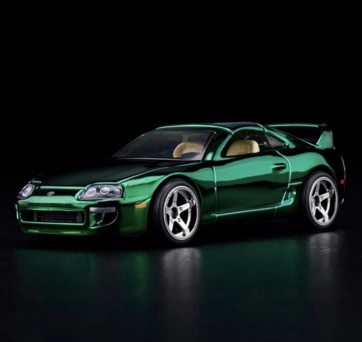 ПРЕДВАРИТЕЛЬНАЯ ПРОДАЖА Hotwheels Mattel RLC эксклюзивный выпуск 1997 Toyota Supra хром зеленый ПРЕДВАРИТЕЛЬНАЯ ПРОДАЖА - Изображение 1 из 1
