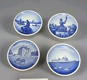 Vintage Dänemark Miniatur 3" Teller Lot 4 -  - Bild 1 von 9