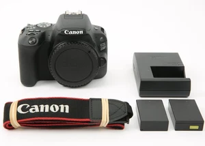 Canon EOS 200D digitale 24,2-MP-Spiegelreflexkamera – schwarz (nur Gehäuse) 18130 Auslösungen - Bild 1 von 11