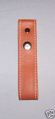 JRZJOE New TAN BULL WHIP HOLSTER INDIANA JONES STYLE (Bullwhip Holder)