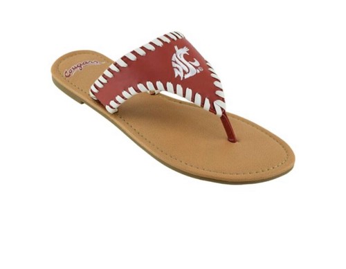 PUMA NCAA WASHINGTON COUGARS SANDALI INFRADITO INFRADITO ROSSI DA DONNA TAGLIA US 10