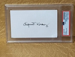 Autógrafo Gene Kranz NASA Apolo 11 y 13 Director de Vuelo PSA ADN Firmado 🚀 - Imagen 1 de 2