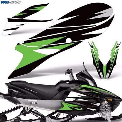 Snowmobile Graphic Decals Stickers For Yamaha Apex 2011-2018 MON G NO LG - Image 1 of 3