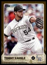 2015 Topps Series 1 Gold Tommy Kahnle RC #94 Colorado Rockies 1504/2015