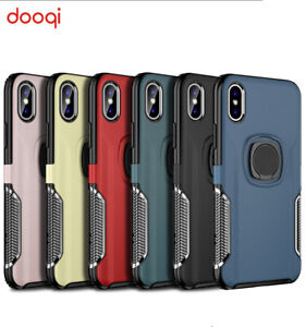 Hybrid Rugged Ring Stand Shockproof Case For iPhone X/XS/XR/XS Max/7 Plus/8 Plus
