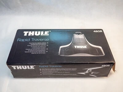 Thule 480R Rapid Traverse Foot Pack - Veículos sem rack pacote com 4 nova caixa aberta - Imagem 1 de 4