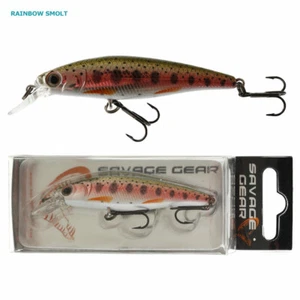 Savage Gear 3D Prey 65 Diving Bibbed Lure 6.5cm Rainbow Smolt - Picture 1 of 2