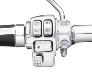 Harley-Davidson Chrome Switch Cap Kit - 71500441 - Imagen 1 de 2