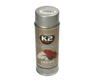 K2 Bremssattellack 400ml Spray Silber glänzend Thermolack 260°C Farbe hitzefest - Bild 1 von 4