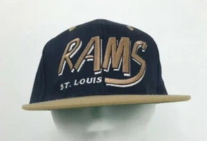 Nuovo cappello da baseball St Louis RAMS NFL Game Day Snap Back fondo di magazzino adulto - Foto 1 di 4
