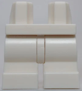 Lego White Minifig Medium Legs Monochrome Plain - Picture 1 of 1