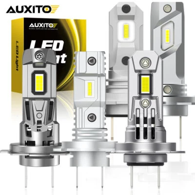 AUXITO 2X H7 LED Headlight Globes 30000LM 800% Bright H/Low Beam Plug and Play - image 1 of 4