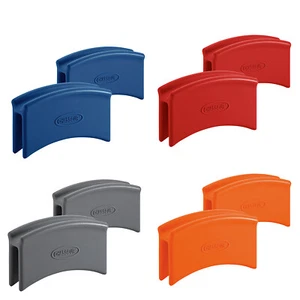Nuevo Juego de 2 soportes de mango de olla de silicona CHASSEUR para horno congelador seguro sin BPA - Imagen 1 de 9