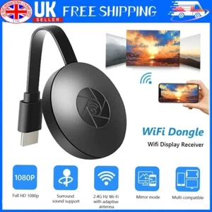 TV Streaming Device Wireless Screen Projector 1080p Wireless Display Adapter UK - Picture 1 of 24