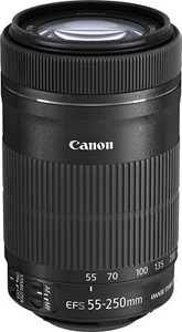Canon telephoto zoom lens EF-S55-250mm F4-5.6 IS STM APS-C EF-S55-250ISSTM EMS - Picture 1 of 4