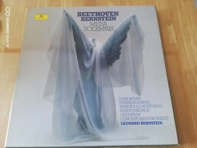 Beethoven Missa Solemnis BERNSTEIN EDDA MOSER ORIG 1st DGG 2 LP BOX 2707110 NM - Image 1 of 3
