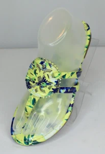 Circus By Sam Edelman Canyon Thong Sandals Women's 7M Yellow Multi Floral Flats - Picture 1 of 13