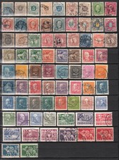 E-0014 - SVEZIA - Collezione di 75 francobolli differenti