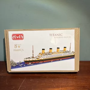 Nano Block Real Hobby Series Titanic NB-021 Brand New 1860 Pieces - Picture 1 of 4