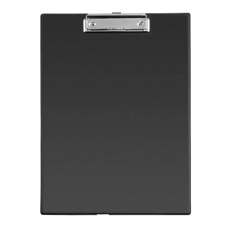 10 x Klemmbrett Klemmbretter A4 Karton Folie schwarz Schreibbrett Brett - Bild 1 von 1