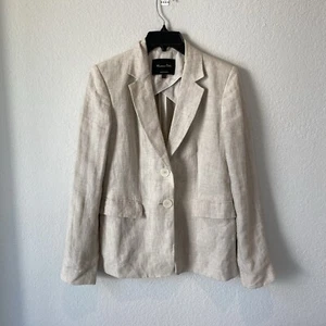 Blazer para mujer Massimo Dutti de lino talla 6 - Imagen 1 de 10