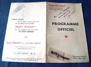 JEAN NOHAIN / PROGRAMME QUE PERSONNE NE SORTE 1948 / DEDICACE - Picture 1 of 3