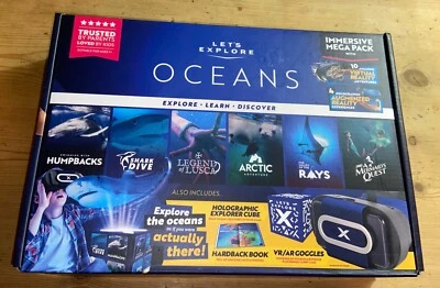 Let's Explore Oceans Immersive Mega Pack VR Headset Complete New In Box Open Box - Image 1 of 4