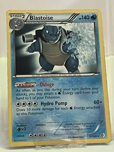 MINT Pokemon TCG Blastoise Boundaries Crossed 31/149 Regular Rare Card - Picture 1 of 5