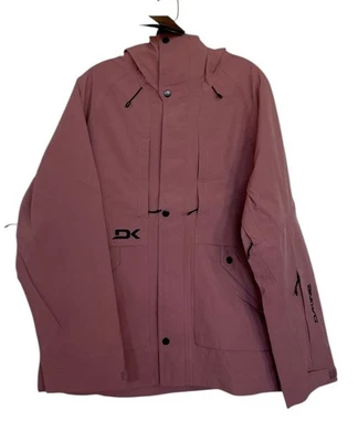 Jaqueta Dakine Scout Ski Snowboard Feminina Tamanho Médio Rosa 10k Impermeável Com Capuz - Imagem 1 de 4