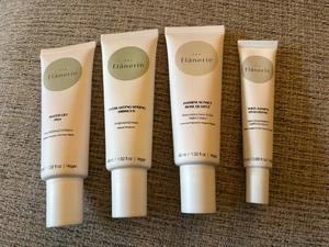 Flanerie Skincare Set, Jasmine Sunset,wild jasmine Eye,hibiscus Mask, Water Lily - Picture 1 of 1