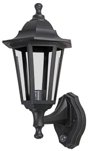 PRO ELEC - Lantai Luar dengan Sensor PIR & Fotoreseptor, E27, IP44, Hitam - Picture 1 of 1