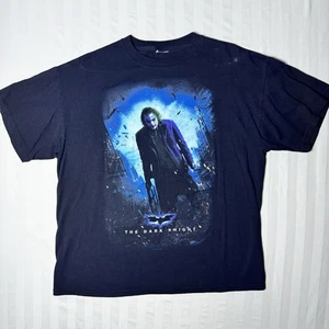 Camiseta De Colección Batman El Caballero Oscuro Joker Película Promo Negra Talla Grande 2008 - Imagen 1 de 10