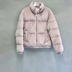 Nine West Damen Samt Puffer Jacke Blush Pink Größe Small - Bild 1 von 13
