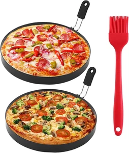 Plancha de anillo de tortilla 2 paquetes antiadherente de acero inoxidable anillo de tortilla panqueque 8" - Imagen 1 de 12