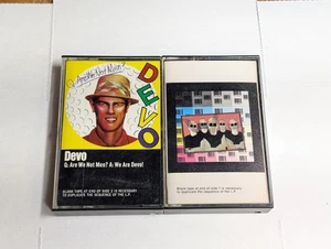 DEVO Are We Not Men & Duty Now Cassette Tape Lot TESTED Very Nice Shape New Wave - Picture 1 of 4