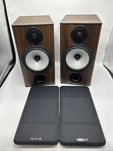 Monitor Audio Bronze BX2 Bookshelf Speakers Pair Hi-fi - Working - Picture 1 of 14