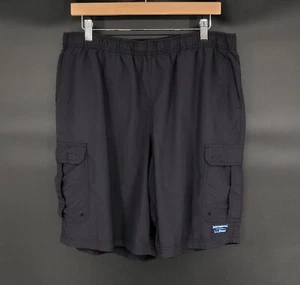 L.L. Bean Men's Cargo Supplex Sport Shorts 10" XL Black Outdoor Swimming Hiking - Picture 1 of 11