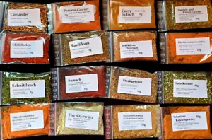 40 x Gewürze Kräuter Set 11/1 Starterse Geschenk 428g kg 41,94 - Bild 1 von 2