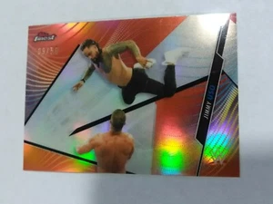 2020 WWE Topps Finest Jimmy Uso Orange Refractor 9/50 - Picture 1 of 2